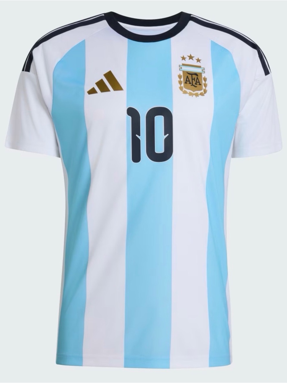 Adidas Argentina #10 Soccer Jersey - Sky Blue & White fan version size medium